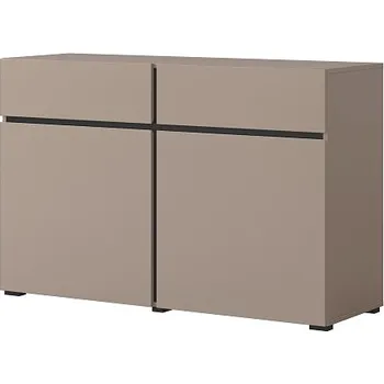 Komoda Komoda BONIFACIO 2D2S, congo/černá + vyzvednutí ZDARMA