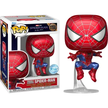 Figurka Funko | POP figurka Friendly Neighborhood Spider-Man 9 cm Metallic