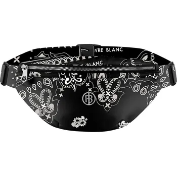 Cyklistické kalhoty Ledvinka Poivre Blanc Banana-Wo/P Ski Waist Bag Paisley Black