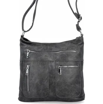 Kabelka Dámská kabelka listonoška Herisson šedá 13K392