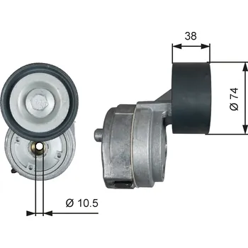 Napínak žebrovaného klínového řemene, T38600