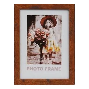 Rám na obraz FANDY Dřevěný rámeček Style 21x29,7 2 hnědý