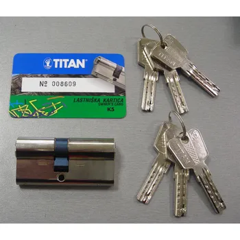 Vložka do dveří TITAN K5-35+55, se 6 klíči