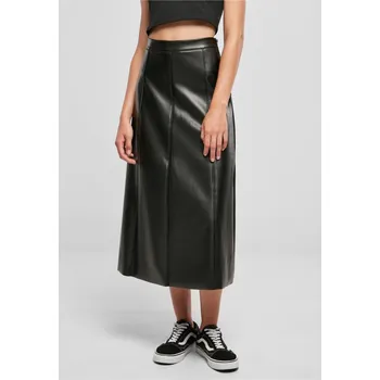 Dámská sukně Ladies Synthetic Leather Midi Skirt S