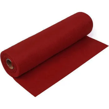 Galanterie Filc / plsť metráž tloušťka 3 mm, barva 12 (F02) červená tmavá