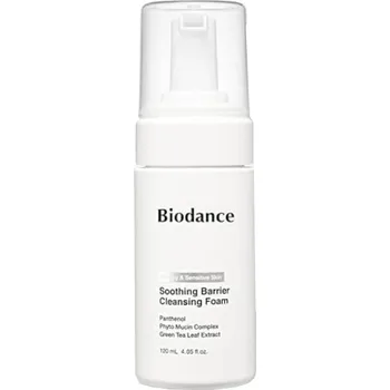 Jemná čisticí pěna pro suchou, citlivou a podrážděnou pleť Soothing Barrier (Cleansing Foam) Biodance - 120 ml