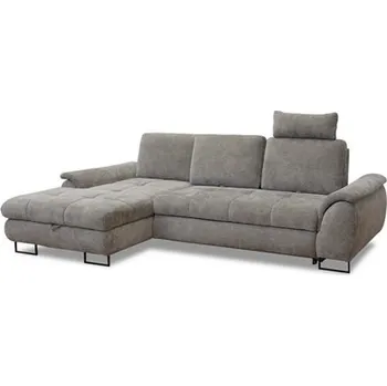 Sedací souprava LAMBERTA - Levá - sedací souprava (LAGO) látka ŠEDÁ Sereno 694 - kolekce "GB" (K250) NOVINKA