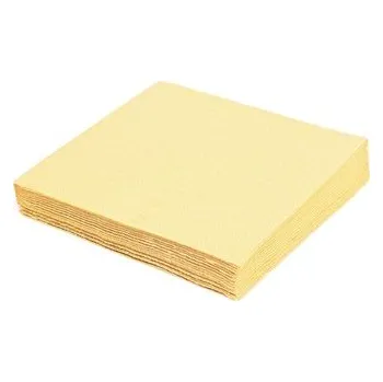 Papírový ubrousek Ubrousky 33 x 33, cm, 1vrstvé, béžové, 100 ks, celulóza WMX/70509/PAK