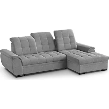 Sedací souprava BARCELONA MINI NEW (BERGAMO MINI NEW) - Pravá rohová sedací souprava - světle šedá VARDO 06 (MRS) - kolekce "MRS" (K250-Z) NOVINKA