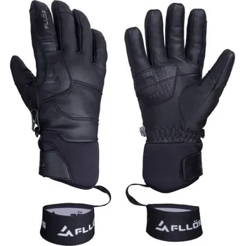 Rukavice Lyžařské unisex rukavice FLLÖS GIUSTO M Černá