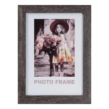 Rám na obraz FANDY Fotorámeček Narvik 10x15 2 šedohnědý