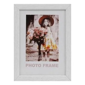 Rám na obraz FANDY Dřevěný rámeček Style 15x21 1 bílý