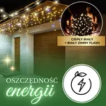 Springos CL0517 ZÁCLONA LEDOVÉ STALAKTYTY FLASH 500 LED