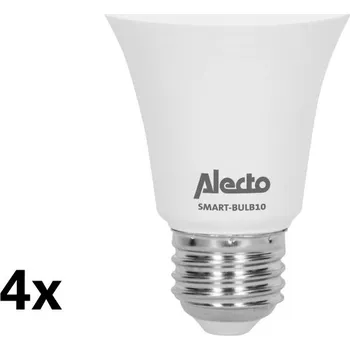 Žárovka Chytrá barevná LED lampa s Wi-Fi 4-pack SMART-BULB10 4 Alecto