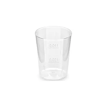 Nádobí Kelímek KRYSTAL 2 cl/4 cl, 50 ks, ps (polystyrene) WMX/73104/PAK