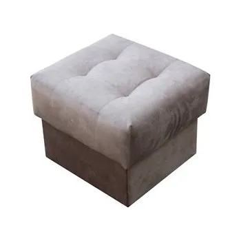 Taburet ALASKA NEW taburet 46x36x46 - látka NOEL 17 - Béžová (K250) NOVINKA