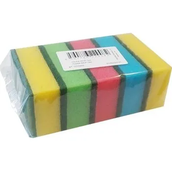 Houbička na nádobí maxi 5 ks, polyuretan+polyester BTR/0220908/PAK