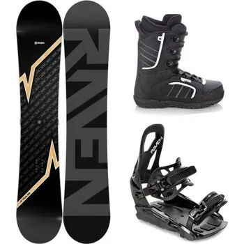 Snowboarding Raven Pulse snowboard + Raven S230 Black snowboardové vázání + Raven Target snowboardová obuv 170 cm Wide + vázání S/M (EU 37-42) + DÁREK + Doprava ZDARMA