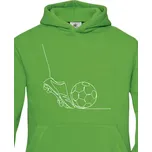 Dětská mikina - Fotbal linka, Barva Zelená, Velikost 146-152, Canvas Dětská mikina Bezvatriko.cz 1566 - DTF/DTG
