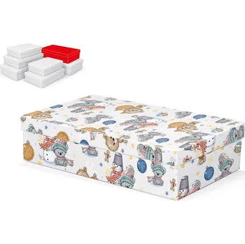 Krabice dárková vánoční A-V010-E 32x20x8cm