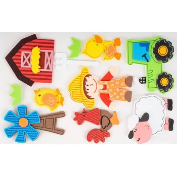 samolepka FANDY Samolepky pěnové 3D 01 farma