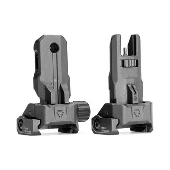 Příslušenství pro sportovní střelbu Strike Industries - Celownik przeziernikowy Strike Polymer Backup Sights - Składany - Picatinny - Czarny - SI-SPBUS