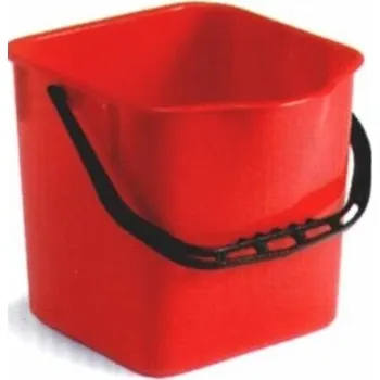 Úklidový vozík Kbelík 17 l, k úklidovému vozíku, červený, plast MPS/204207/PC