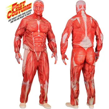 Karnevalový kostým Pánský kostým anatomie (rychlokostým) - XXL