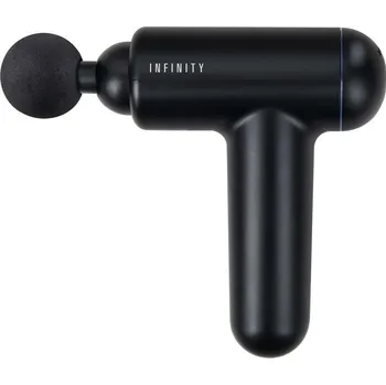 Masážní přístroj Dobíjecí masážní pistole 4 hlavy Černá 16770047 MELISSA