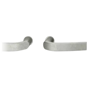 Dveřní kování FSB 15 1271 Plug-in Aluminium Pure, Bez rozety/otvoru pro klíč