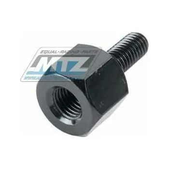 Zrcátko pro motocykl Adaptér zrcátka 10mm Pravý závit vnější / 8mm Pravý závit vnitřní (barva černá) NI6928110