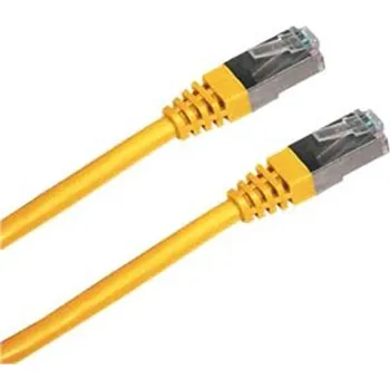 Datový kabel DATACOM Patchkabel S/FTP,Cat6,2xRJ45, 5m žlutý H6GLG05K0Y