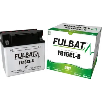 Motobaterie FULBAT konvenční motocyklová baterie FB16CL-B (YB16CL-B) Včetně balení kyseliny