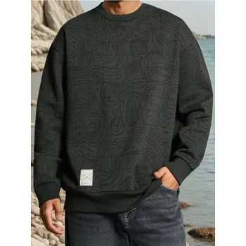 Pánská mikina Sinsay - Mikina s kulatým výstřihem - tmavě zelená - 942EU-79X - 942EU-79X-2XL