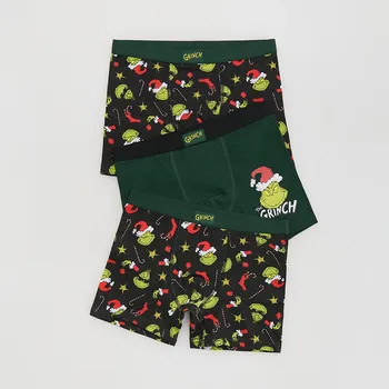 Dětská móda Reserved - Boxerky Grinch 3 pack - černý - 991HI-99X - 991HI-99X-U12