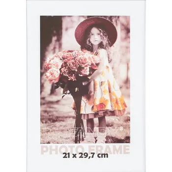 Rám na obraz FANDY Plastový rámeček Simple 2 21x29,7 1 bílý