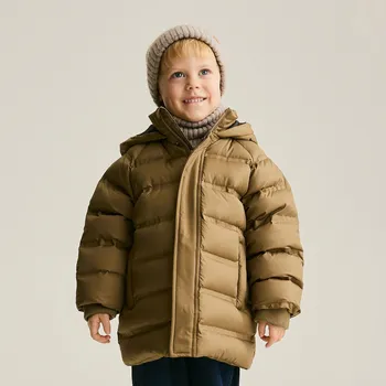 Chlapecká bunda Reserved - Prošívaná péřová bunda - béžová - QG006-80X - QG006-80X-86