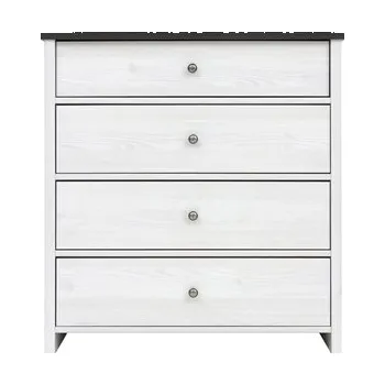 Komoda PORTO II NEW - 006 - KOM4S, komoda lamino modřín světlý/borovice larico (PARIS 006 KOM4S - 2 BALÍKY )(UG) (K150-E) NOVINKA