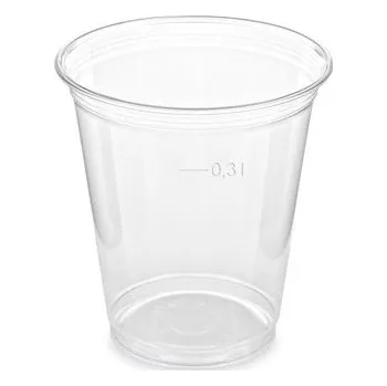 Jednorázové nádobí Kelímek čirý rpet 0, 3 l, průměr 95 mm, 50 ks WMX/76103/PAK