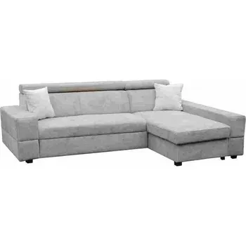 Sedací souprava CAIRO NEW - Levá- rohová sedací souprava, látka HNĚDÁ Aragon 20/polštářky Aragon 03 SMETANOVÁ -2balíky, kolekce "FE" (FE) (K250)NOVÁ LÁTKA