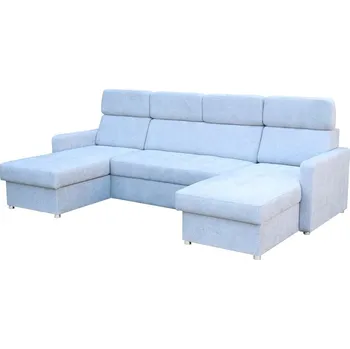 Sedací souprava FONDUE U - UNI - sedací souprava ROSARIO 452 světle šedá - kolekce "E" (FE) (K250) NOVINKA