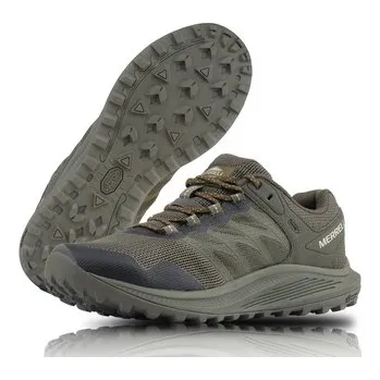 Pánská treková obuv Merrell - Buty Nova 3 Tactical - Dark Olive - J005047 - 41,5