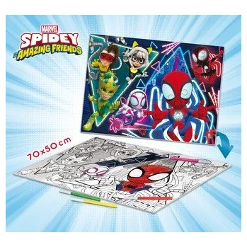 Puzzle Spider-man Spidey Puzzle MAXI-FLOOR 70x50cm 35 dílků dílků