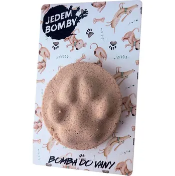 bomba do koupele Pěnivá a šumivá bomba do koupele pro pejskaře 85 g - tlapky