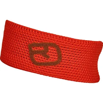 Zimní čelenka Čelenka Ortovox Rock'N'Wool Headband Hot Orange