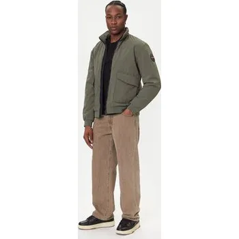 Pánský bomber Napapijri Bunda bomber A-Giovi NP0A88U2 Zelená Regular Fit L