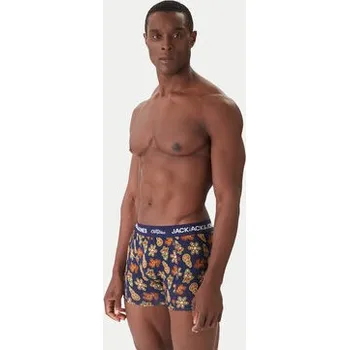 Boxerky Jack & Jones Set boxerky a ponožky Gingerbread Giftbox 12285133 Barevná L