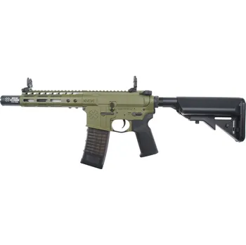 Airsoftová zbraň EMG Noveske N4 Gen3 Diplomat, 7 Inch, NSR-7.5, Bazooka Green, Cyma Platinum
