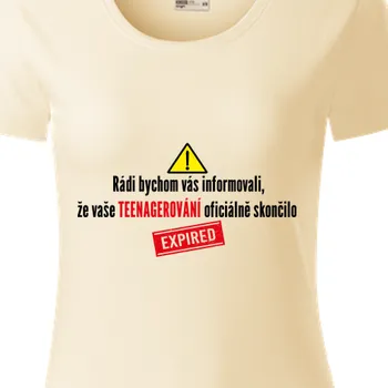 Dámské tričko Organická trička K narozeninám | Dámské tričko k 18. narozeninám