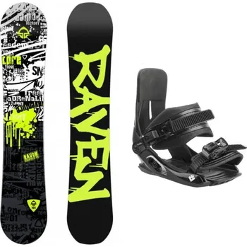 Snowboard Raven Core Junior mini dětský snowboard + Hatchey Tactic Junior vázání 100 cm + EU 33-39 + DÁREK + Doprava ZDARMA